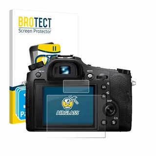 BROTECT 3 Stück Schutzglas für Sony Cyber-Shot DSC-RX10 IV Schutzfolie Panzer Folie Glas[Extrem Kratzfest 9H, Anti-Fingerprint, Ultra-Transparent]