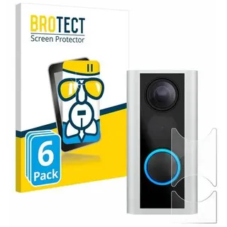 6x BROTECT AirGlass Glas Panzer-Folie für Ring Door View Cam (54-75mm) -