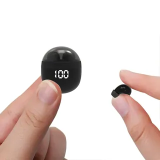 Xmenha Mini unsichtbar Kopfhörer Bluetooth kabellos kleinste in Ear Sleeping Headphones zum Schlafen Sleep Earbuds für kleine Ohren Schlafkopfhörer Seitenschläfer