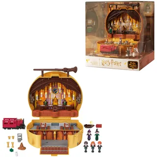 POLLY POCKET Sammler-Spielset, Harry Potter-Schatulle mit 5 Puppen und 11 Zubehörteilen, HRD56