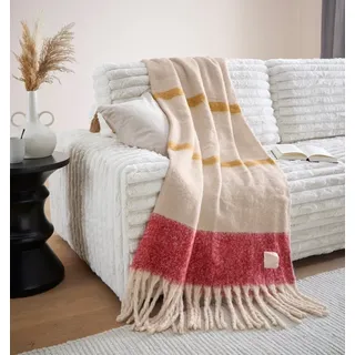 LeGer Home by Lena Gercke Wohndecke » Chunky Fringes, Kuscheldecke im stilvollem Design«, Kuschelige und wärmende Decke mit Fransen, Größe 150x 200 cm, 71099302-0 mehrfarbig