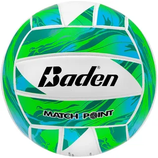 Baden Match Point Beachvolleyball weiß/fluo grün/grün 5