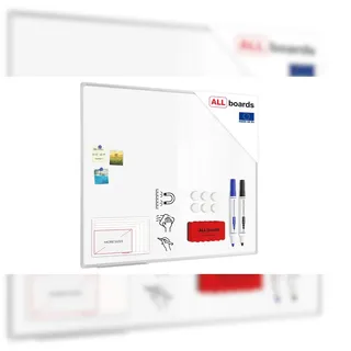 ALLboards Magnetisches Whiteboard – Premium EXPO Alurahmen 120x100cm