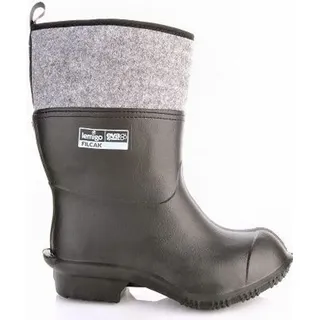 Lemigo Filzstiefel Gummistiefel Schwarz 48