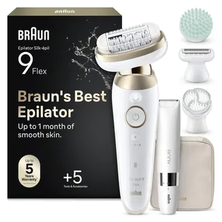 Braun Silk-épil 9 Flex SkinSpa 9-481 3D Wet & Dry weiß/gold