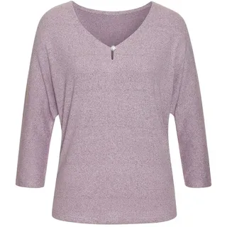 LASCANA 3/4-Arm-Shirt Damen flieder Gr.48/50