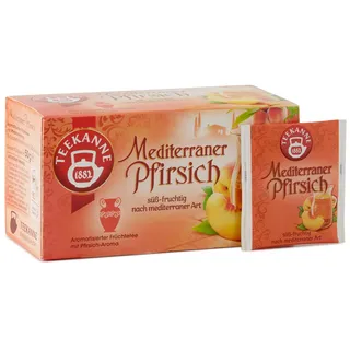 Teekanne Mediterraner Pfirsich Teebeutel 20 x 2,50 g