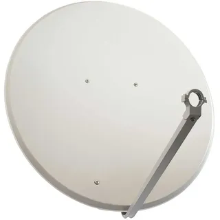 Skyrevolt SRS100 Satellitenschüssel 100cm Stahl Hellgrau Satellitenantenne SAT Offset Spiegel 4K