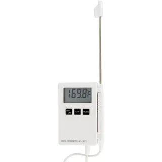 TFA Dostmann P200 Profi-Digitalthermometer, mit Einstichfühler, großes Display, gemäß HACCP, abwaschbar