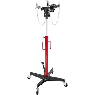 Hydraulic Transmission Jack, 1100 lbs / 0.5 Ton Lifting Capacity Telescoping Transmission Jack with Foot Pedal, 360° Swivel Wheel, 127-202 cm High...