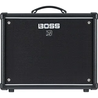 Boss Katana-50 Gen 3 Gitarrenverstärker, Kompakter 50 Watt Combo-Verstärker, 12‘‘-Custom-Lautsprecher, Weiterentwickelter Tube-Logic-Sound, 12 Verstärkercharakter, Integrierte Effekte