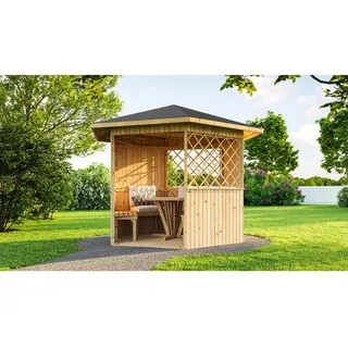 Weka Rügen 2,57 x 2,23 m natur inkl. Fußboden