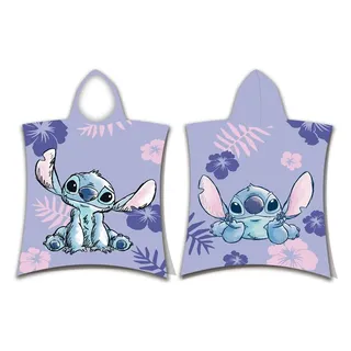 Disney Lilo und Stitch Purple Strandtuch Poncho 50x115 cm