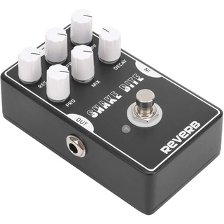 Reverb-Effektpedal, Aluminiumlegierungsschale 50mA Reverb-Pedal für Musikinstrumentenzubehör für Audiogeräte