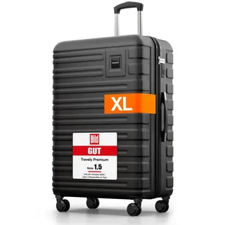 Travely 4-Rollen XL 77 cm / 100 l schwarz