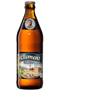 Clemens Weißbier 5,4% Vol 500ml inkl. 0,08 Cent Pfand