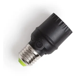 LEDKIA - Dämmerungssensor für E27-Glühbirnen Schwarz