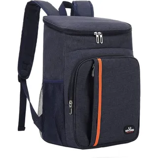 YDFYX 26L Kühl Rucksack Thermo Rucksack Picknicktasche Groß Isoliert Cooler Bag Männer Frauen für Männer Frauen zum Picknick, Wandern, Camping, Angeln oder Arbeit (Klassisch - Blau)