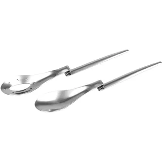 CHG 3377-00 Salatbesteck mit Knick/Länge: ca. 27,5 cm, Silber, 1 - Pack