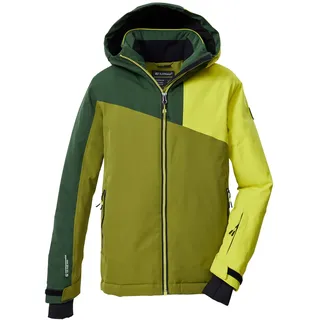 KILLTEC KSW 192 BYS SKI JCKT, khaki /dunkel waldgruen/lime,
