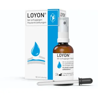LOYON, 50 ml: Sanfte & konsequente Lösung zur Entfernung von Hautschuppen und Krusten, bei Schuppenflechte, Milchschorf, Kopfgneis, seborrhoischem Ekzem