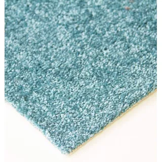 Steffensmeier Teppichboden Cambridge | Meterware Auslegware Wohnzimmer Schlafzimmer Kinderzimmer | türkis | 300x400 cm