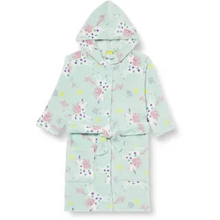 Playshoes Fleece-Bademantel Einhorn in mint | Gr.: 146/152