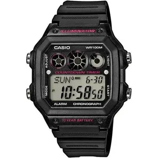 Casio AE-1300WH-1A2 Kautschuk 38 mm