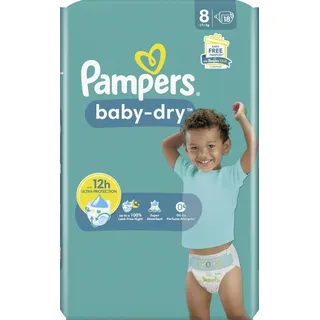 Pampers baby-dry Windeln Gr.8 Extra Large, (17+ kg)