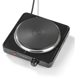 GOURMETmaxx Elektrische Kompakt-Herdplatte 1500W, Einzelkochplatte Kochplatte