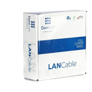 danicom CAT6A U/UTP 50m Starrleiter - LSZH (Dca)