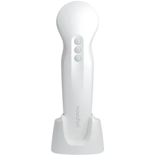 novafon Schallwellengerät max Vibrationstherapie inkl. Ladestation | Zertfiziertes Medizinprodukt, 9 cm Tiefenwirkung, 50 & 100 Hz Frequenzen, 5 Intensitätsstufen, Made in Germany