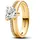 Doppelband Herz Ring 163100C01