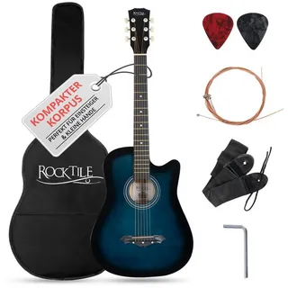 Rocktile Westerngitarre WSD-5C-BUB Slim Line Blueburst