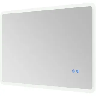 AQUABATOS LED-Lichtspiegel Bad Spiegel mit Beleuchtung Lichtspiegel Badspiegel Led Spiegel (Badezimmerspiegel 80x60 70x50cm mit Licht Kosmetikspiegel mit Beleuchtung Schminkspiegel Rasierspiegel Wandspiegel Tischspiegel Kaltweiß 6400K, Dimmbar, Beschlagfrei), Touch Schalter, Energiesparend, Memory-Funktion, IP44, Wandmontage 80 cm x 60 cm