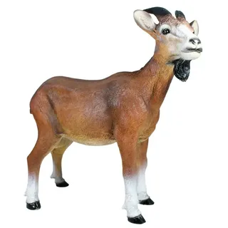 colourliving Ziegenbock Figur Geißbock Figur Ziege „Bruce“ Gartenfigur Tierfigur Gartendekoration