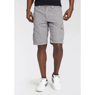 MAN'S WORLD Cargobermudas MAN'S WORLD, Herren, Gr. 68, N-Gr, grau (hellgrau), Obermaterial: 100% Baumwolle, unifarben, normal kniebedeckend, Hosen, auch in Großen Größen