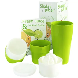 shakin' juicer® Shakin Juicer Saftpresse / Entsafter – Handlich, robust & BPA-frei – Vielseitiger Entsafter für Gemüse und Obst – Zitruspresse spülmaschinenfest – Made in Germany