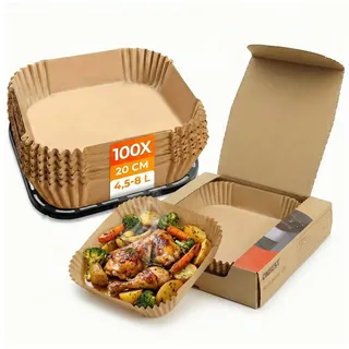 onbest Backpapier für Airfryer Heißluftfritteusen