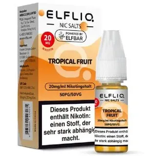 Elfbar ELFLIQ Tropical Fruit NicSalt Liquid 10ml / 20mg