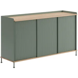 Muuto Enfold Sideboard, 148 x 85 cm, eiche / dusty green