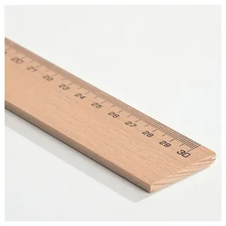 TSI Lineal 30 cm braun, 3.4 cm