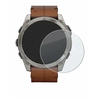 BROTECT Schutzglas für Garmin Fenix 8 AMOLED | (51 mm) Entspiegelnder Displayschutz Made in Germany Schutzfolie Matt Kratzfest 9H Anti-Fingerprint Einfache Montage