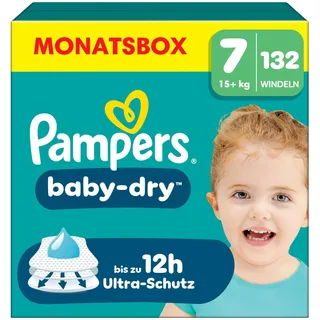 Pampers Baby-Dry Gr. 7 (15+ kg) 132 St.