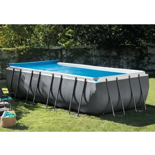 Intex Planenaufroller 274 - 488 cm grau/weiß 28051