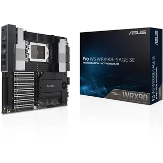 Asus PRO WS WRX90E-SAGE SE EEB Workstation Mainboard Sockel AMD sTR5 (7 PCIe 5.0 x16-Steckplätze, Multi-GPU-Unterstützung, 4 PCIe 5.0 M.2-Steckplätze, Dual 10 Gb LAN, PCIe Q-Release Slim)