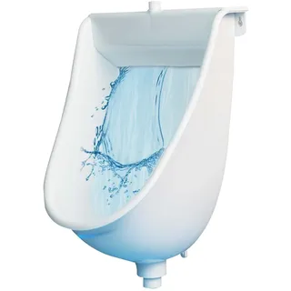 NILoykg& Wandmontage Plastik Urinals Urin -Diverter Für Männer, Einfache Urinals Effizienz Auswaschung Urinal Öffentliche Toiletten, Wasserlose Urinale Mit Schlauch,Temporäres Urinal,Weiß,Concealed