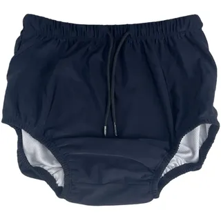 AQX Wiederverwendbare Erwachsene Schwimmwindeln Besondere Bedürfnisse, Waschbare Stoffwindeln Auslaufsicher, Schwimmer Windelhose Klimmzüge für Inkontinenzschutz Unisex (3XL, Blau)