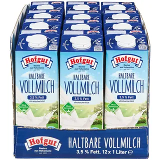 Hofgut H-Vollmilch Milch 3,5 % 12x 1,0 l