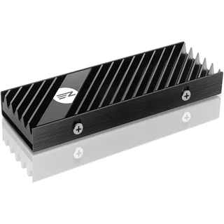 EZDIY-FAB M.2 2280 SSD Kühlkörper,doppelseitiger Kühlkörper,Hochleistungs-SSD-Kühler für PC/PS5 für PCIE NVME M.2 SSD oder SATA M.2 SSD-Schwarz